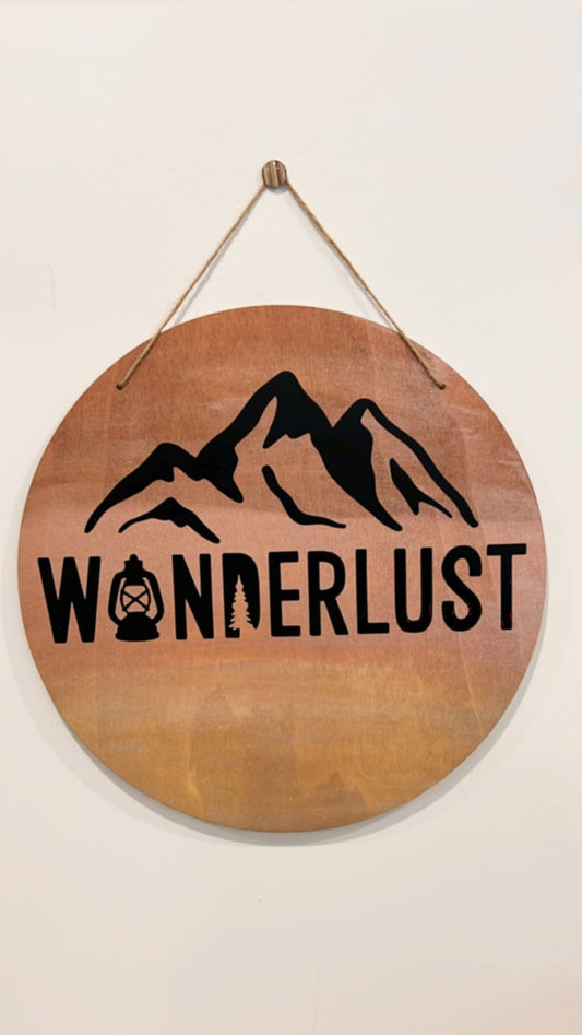 Wonderlust Sign